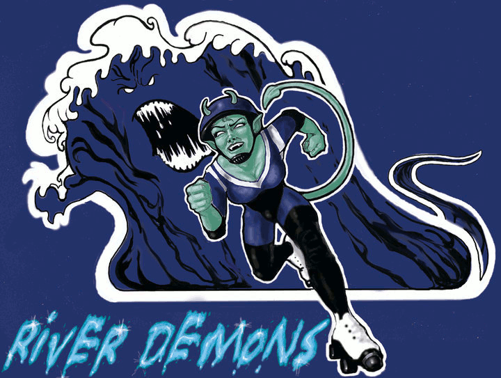 River Demons Roller Girls logo