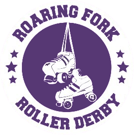 Roaring Fork Roller Derby logo