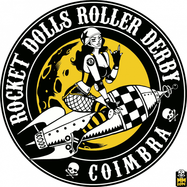 Rocket Dolls Roller Derby Coimbra logo