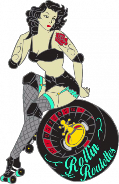 Merced Rollin' Roulettes Derby Girls logo