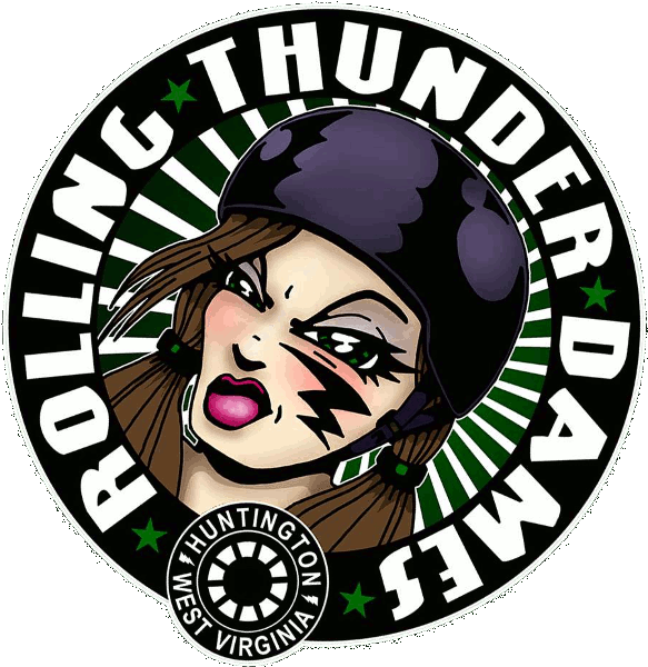 Rolling Thunder Dames logo