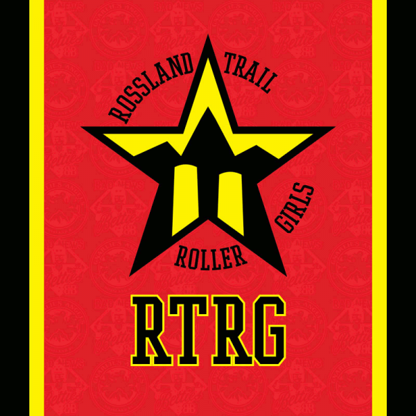 Rossland Trail Roller Girls logo