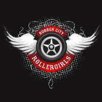 Rubber City Rollergirls logo