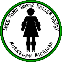 Skee Town Skirtz Roller Derby logo