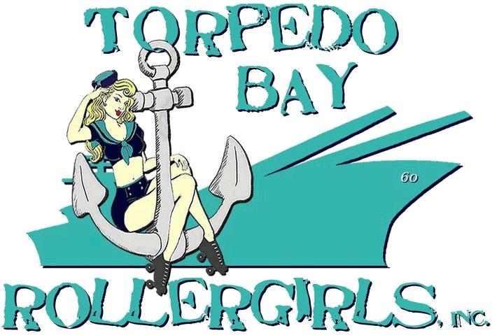 Torpedo Bay Rollergirls logo