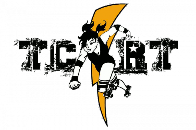 Tri-City Rolling Thunder Roller Derby logo