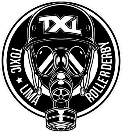 Toxic Lima Roller Derby logo