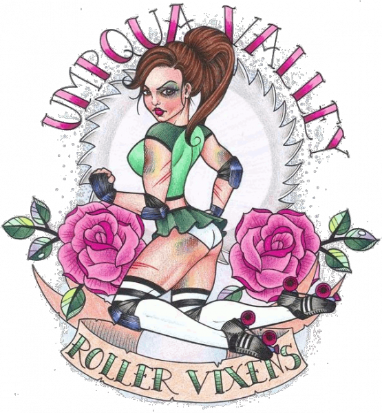 Umpqua Valley Roller Vixens logo