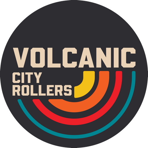 Volcanic City Rollers logo