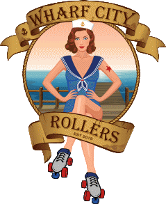 Wharf City Rollers logo