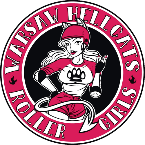 Warsaw Hellcats Roller Girls logo