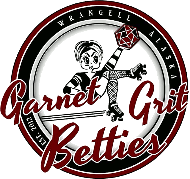 Wrangell Roller Derby logo