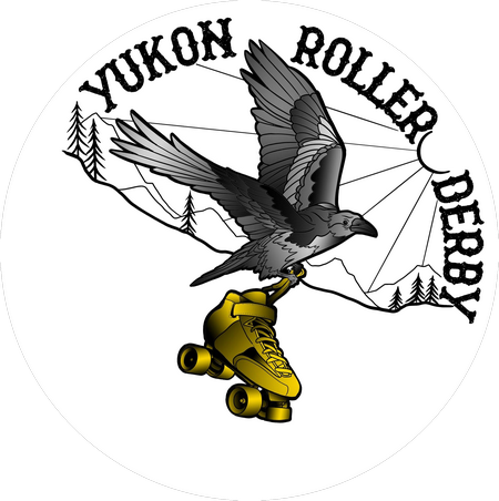 Yukon Roller Derby Association logo