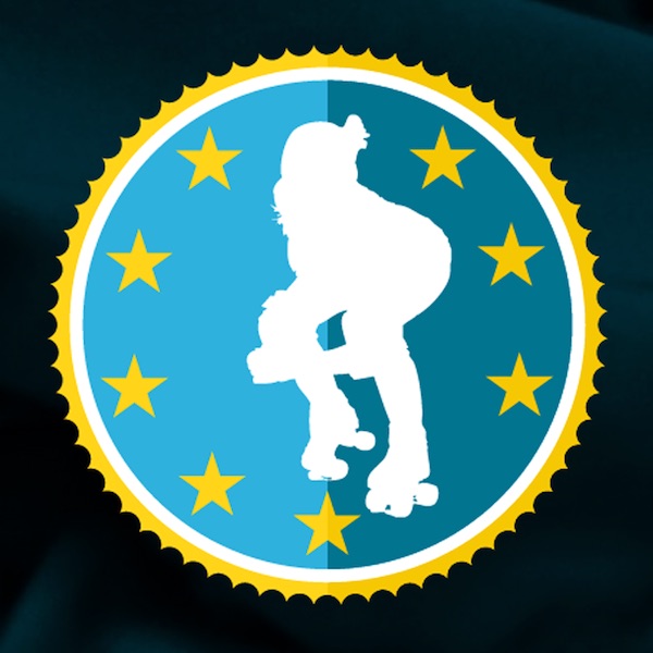 2016 European Roller Derby Tournament logo