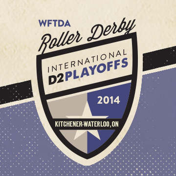 2014 WFTDA Division 2 Playoff #2 logo