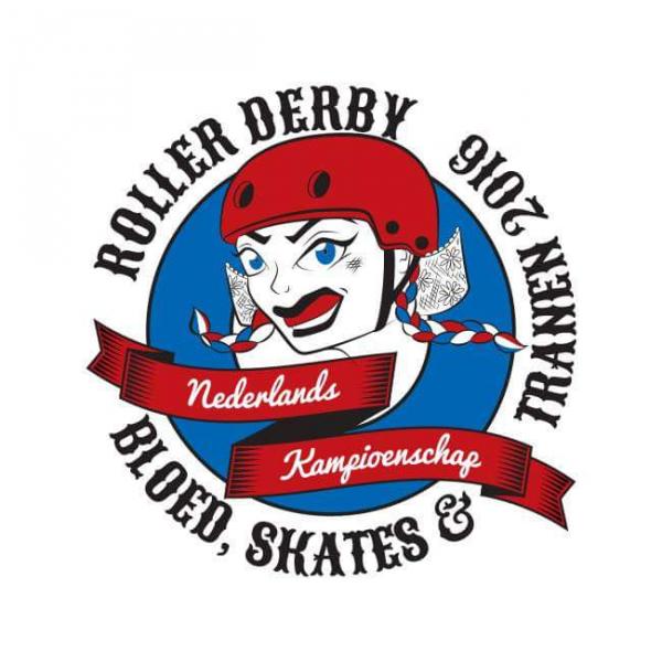 Nederlands Kampioenschap Roller Derby 2016 logo