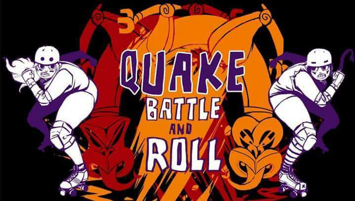 Quake, Battle & Roll logo