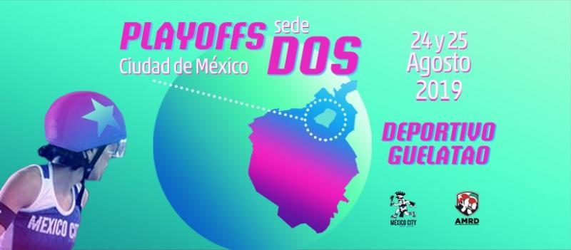 Nacional de Roller Derby México 2019 Playoffs 2 logo