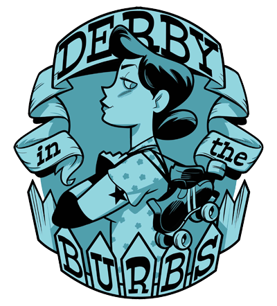 Derby in the Burbs logo