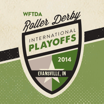 2014 WFTDA Division 1 Playoff #2 logo