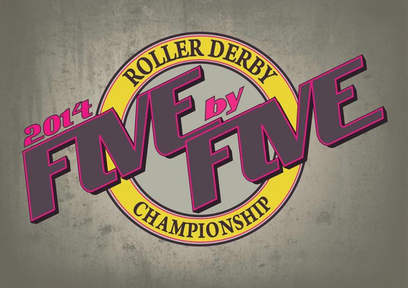 2014 5x5 Roller Derby Championship logo