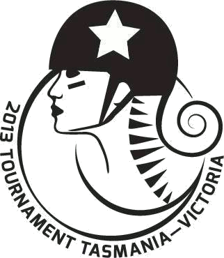2013 Vic Tas Roller Derby Tournament logo